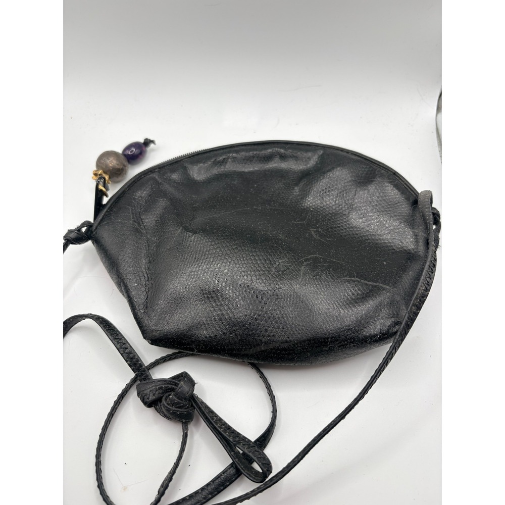 Vintage Sharif Leather Patchwork Crossbody Bag Mixed Material - Picture 3 of 6